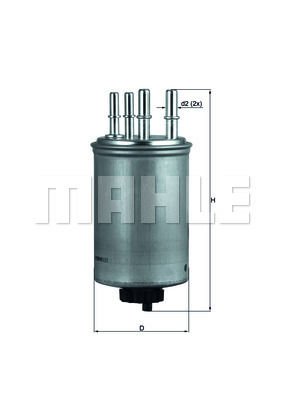 YAKIT FILTRESI LAND ROVER RANGE ROVER IV RANGE ROVER SPORT 13-MAHLE KL506-LR007311 WJN500025 LR010075