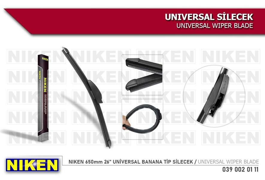 SİLECEK 650mm UNİVERSAL MUZ BANANA TİP-NIKEN 0390020111