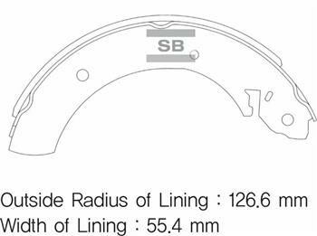 ARKA PABUÇ BALATA H100 MINIBUS GS8310-GS6181-SANGSIN SA072-GR-5830544A10