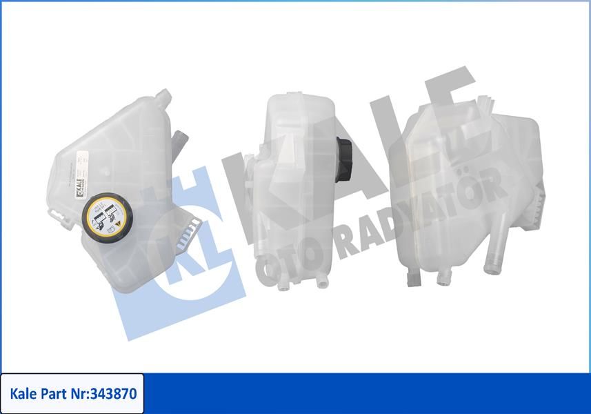RADYATOR YEDEK SU DEPOSU FIESTA VI 1.0ECO 1.25 16V 1.4 16V 1.6 16V 12 KAPAKLI-KALE 343870-BE8Z8A080A-8V218K218AB-1513111