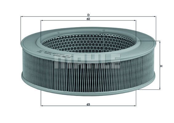 HAVA FILTRESI MERCEDES OM615 OM616 OM617 W123 S123 B601 B602-MAHLE LX264-A0010949504
