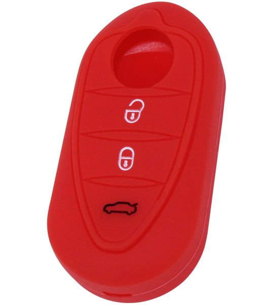 KONTAK ANAHTAR KUMANDA KORUYUCU KILIF SİLİKON KIRMIZI ALFA ROMEO GİULİETTA-MİTO-AFT HMA043-K-HMA043-K