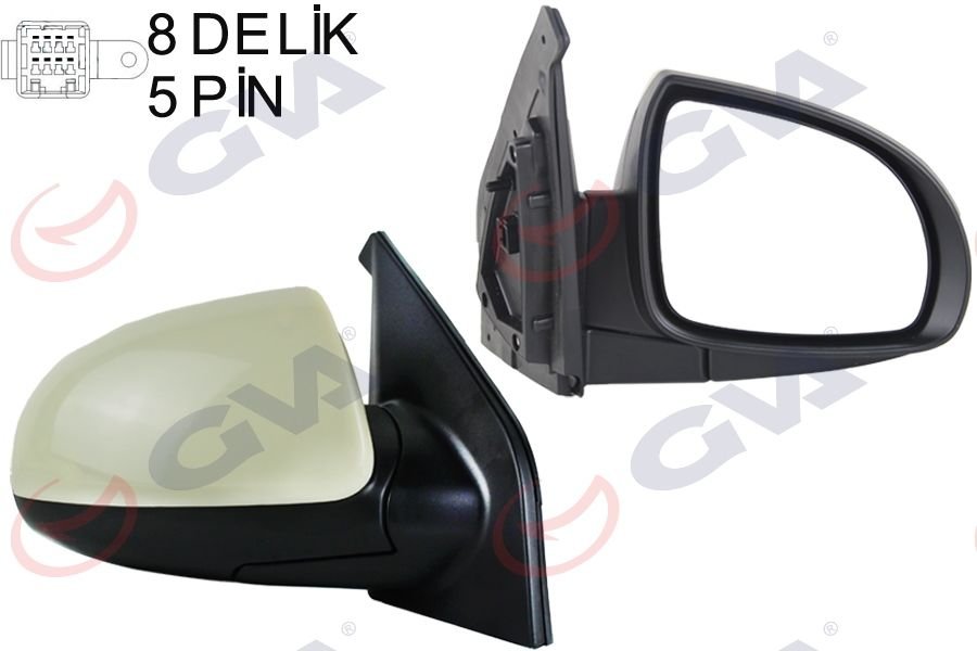 DIŞ DİKİZ AYNASI SAĞ PICANTO 06 ELEKTRİKLİ ISITMALI ASTARLI KONVEKS VM-753EHPR-GVA 1091921-8762007198
