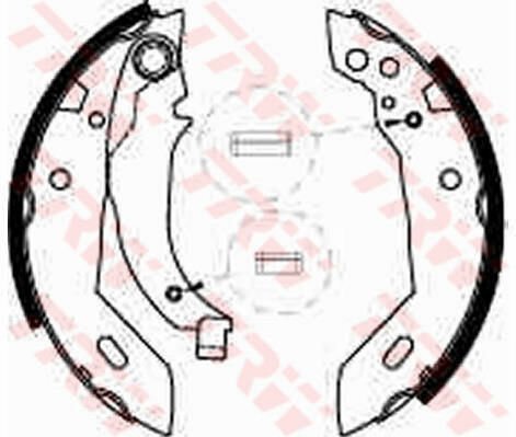 ARKA PABUÇ BALATA XSARA 97-05 205 83-94 306 93-01 309 89-93 ZX 93.97 GS8510 180x32-TRW-424124-4241.E5-4241.72-4241E5