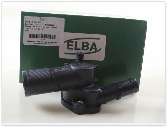 TERMOSTAT KOMPLE CLIO-TWNG 03/98 KNG-MODUS 1.2 04-ELBA 860068-8200660882-7700110716