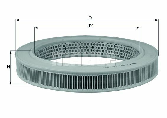 HAVA FILTRESI MERCEDES M102 W201 W124 S124-MAHLE LX754-A0030940804