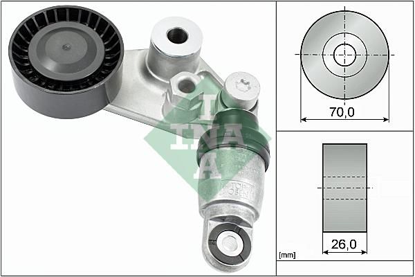 ALTERNATÖR GERGİ RULMANI KÜTÜKLÜ SSANGYONG ACTYON 2.0-KYRON 2.0-2.7 05 REXTON 2.7 04 RODIUS 2.7-INA 534029710-6652000170-6652000270-6652000370