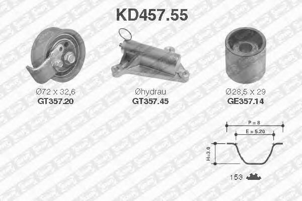 TRİGER SETİ 153x25 PASSAT 96-00 -A4 95-00 -A6 95-05 1.8-1.8T AJL-AEB-AFY KÜTÜKLÜ-SNR-058198119-058198479