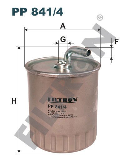 YAKIT FILTRESI MERCEDES OM611 W203 CL203 S203 C209 W463-FILTRON PP841.4-A6110920001