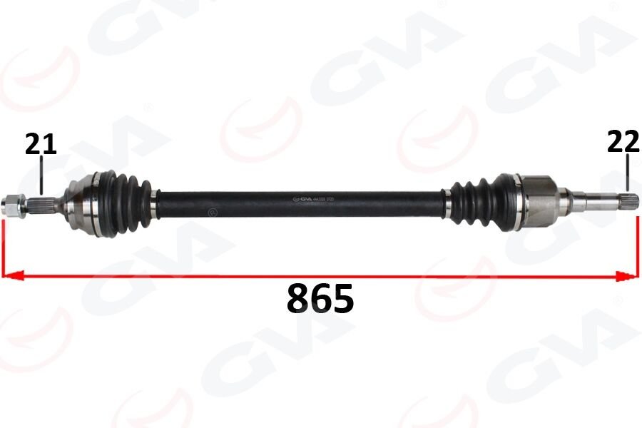 KOMPLE AKS SAG ON PSA 2008 I 1.2 M-T 05- CITROEN C3 III 1.2 M-T 16- C4 CACTUS 1.2 M-T 14--GVA-1609763680-1611524080-9677209880