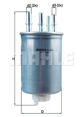 YAKIT FILTRESI 306DT RANGE ROVER SPORT 2 L494 13 17 RANGE ROVER IV L405 12 DISCOVERY V L462 16-MAHLE KL1044-LR041978 LR084459
