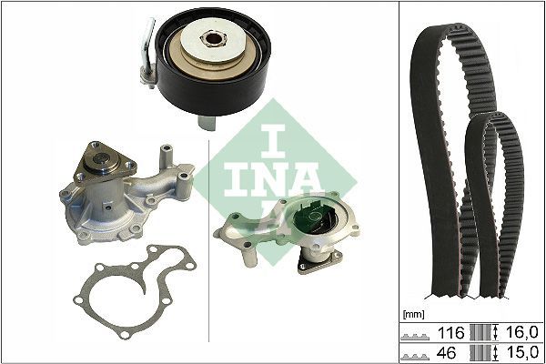 TRİGER KİTİ DEVİRDAİMLİ FIESTA VI-FOCUS III-TRANSİT/TOURNEO CONNECT-COURIER-BMAX-CMAX 1.0 12 DIS SAYISI 116 GENIS 16MM-INA 530074530-1760659-1766164-CM5Q8501FA