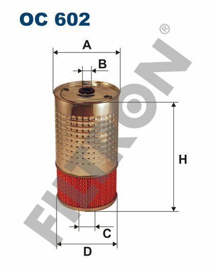 YAG FILTRESI MERCEDES OM601 OM602 OM603 W201 W202 W124 W140-FILTRON OC602-A6011840025