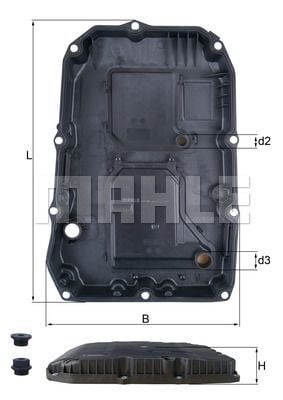 OTOMATIK SANZIMAN YAG KARTERI 9G-Tronic MERCEDES X290 W205 W213 W222 W223 C257 C292 W447 B907 B910-MAHLE HX196KIT-A7252703707