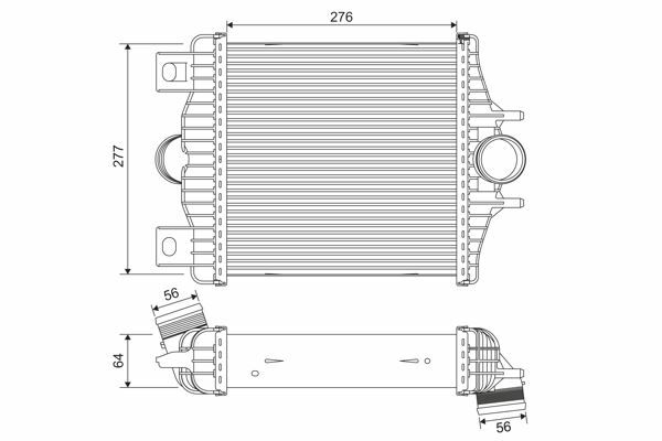 TURBO RADYATORU SAG SOL 448DT 306DT R.R 4 VOGUE L405 12 R.R SPORT 2 L494 13 17-VALEO 818384-LR036432
