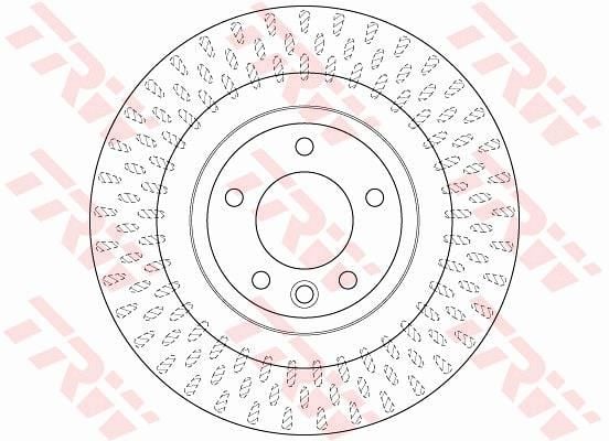 FREN DISKI ARKA R.R 4 VOGUE L405 12 R.R SPORT 2 L494 13 19 DISCOVERY 5 L462 16-TRW DF6528S-LR033302-LR099036