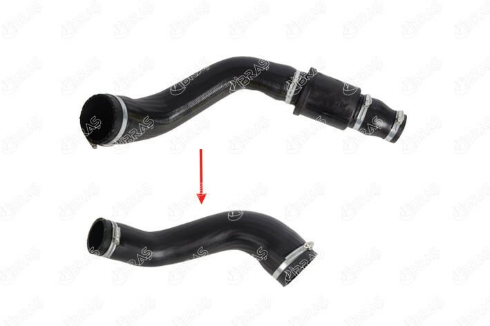 TURBO INTERCOLL GIRIS HORTUMU TRANSIT V347 11 14 V363 14 17 2.2TDCI 125PS 155PS BUYUK HORTUM-IBRAS 19575-CC116C646DJ-2019954-CC116C646DH