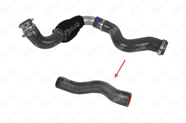 TURBO HORTUMU BÜYÜK METAL BORU HARİÇ TRAFIC II 2.5 DCI-OPEL VIVARO 2.5 DTI 01-IBRAS 12320-8200648187-4417712-93859218
