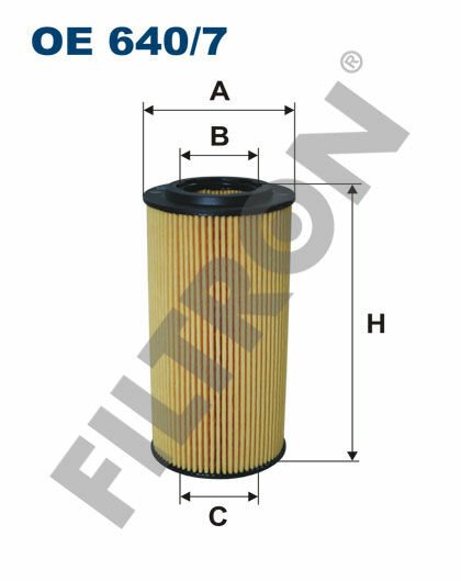 YAG FILTRESI MERCEDES OM613 W203 CL203 W210 W211 W220 B901 B904-FILTRON OE640.7-A6131800009
