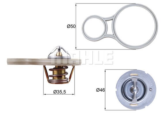 TERMOSTAT MINI R50 R52 R53-MAHLE TX25591-11537596787