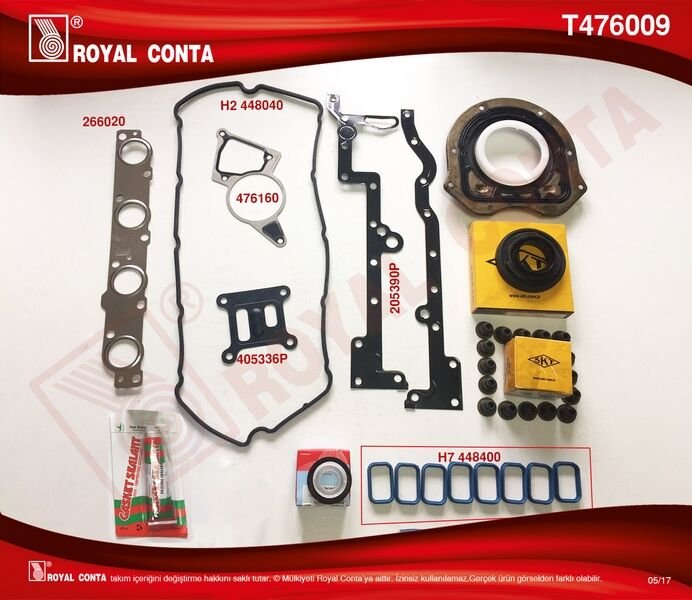 MOTOR TAKIM CONTA SKT KEÇELİ REINZ S.LASTİKLİ SKCSİZ MONDEO III 2.0TDCI 16V 00 07 TRANSIT V184 2.0 TDCI 125PS O.CEKER JAGUAR X-TYPE I X400 2.0D 03 09-ROYAL T476009-2S7Q6008