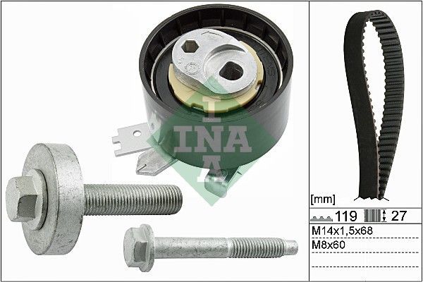 TRIGER SETI MERCEDES OM607 W176 W246 C117 W415 X156 . RENAULT CLIO IV 12 SYMBOL III 13 FLUENCE 09 MEGANE IV 15 SANDERO II 12 DUSTER 10 QASHQAI II 13 JUKE 10 1.5 dCi K9K EURO 5 119 DIS G:27mm-INA 530060710-A6079930597-130C14613R-130C11508R