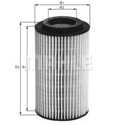 YAG FILTRESI BMW M47 D20 E39 E46 00 03 FREELANDER I L314 2.0 Td4 00 06-MAHLE OX153D2-11422247018 LRF100150