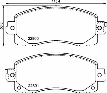 ÖN DİSK FREN BALATASI SUBARU IMPREZA 1.6/2.0 10/16-VALEO-26296FL040