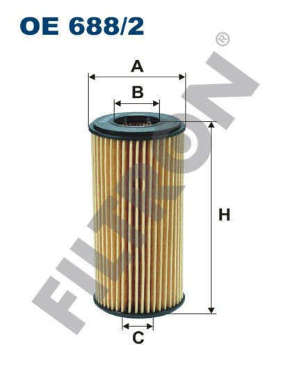YAĞ FİLTRESİ A3-A4 1.8 TFSI 2012 A5 1.8 TFSI 07 Q5 2.0 TFSI 2012-FILTRON OE688.2-06L115562-06L115466