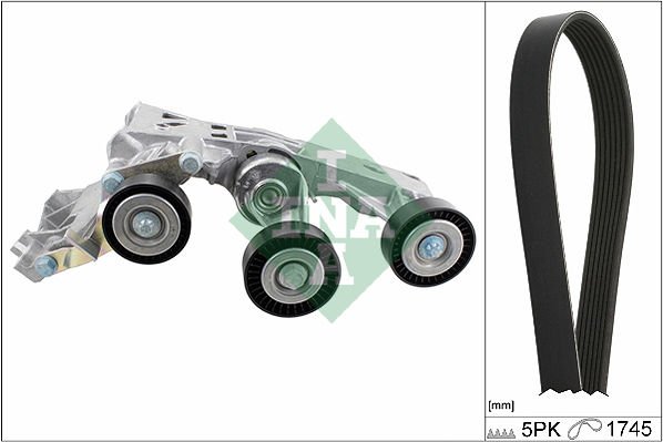 KANALLI KAYIS SETI MERCEDES W169 W245 KUTUKLU-INA 529014810-A6402002770-5PK1745