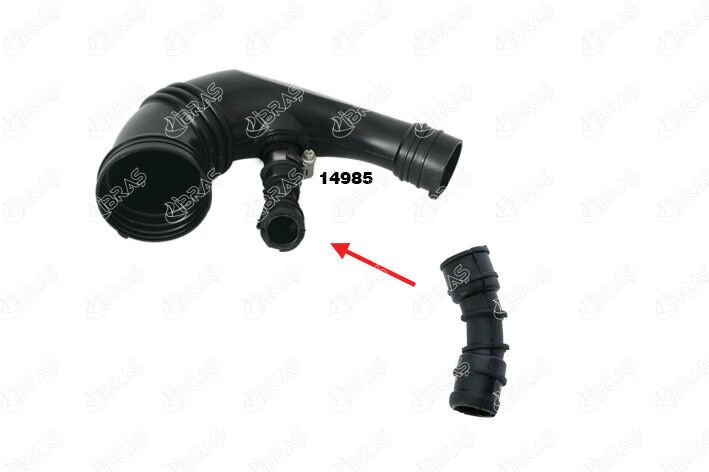 TURBO GİRİŞ BORUSU YENI DOBLO 1.3 MTJ-IDEA 1.2-BIPPER-NEMO 1.3 HDI 75 HP 08-IBRAS 14945-51848880