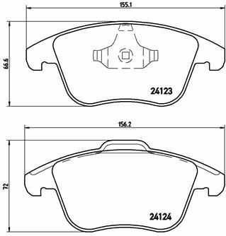 ON FREN BALATASI EVOQUE 12-18 FREELANDER 2 06-14 / MONDEO IV 07 / S MAX GALAXY 07 VOLVO S60 II 1.5 T3 15 18 S80 II 2.0 08 12 V60 I 11 15 V70 III 09 15 XC70 II 09 12-VALEO 670879-ME6G9J2K021AB-30793941-LR027309