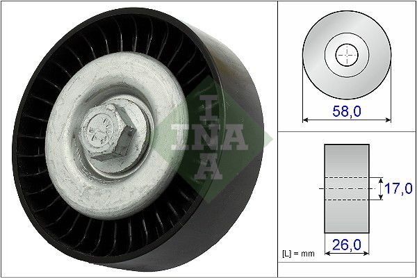 KAYIS GERGI RULMANI MERCEDES W169 W245-INA 532066910-A2662020419