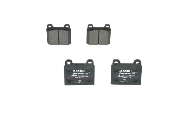 FREN BALATASI ON MERCEDES W108 W109 W111 W112 W114 W115 R107-BOSCH 0986460113-A0014207720