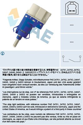 HIZ KONTROL ANAHTARI V348 V362 V363 FOCUSII FOCUSIII-FAE 24848-AA6T-9C872-AA-1224326-1227340