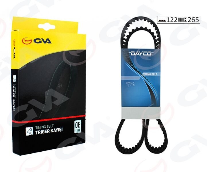 TRİGER KAYIŞI 122x265 VW CARAVELLA LT28 LT32 LT35 LT46 TRANSPORTER 2.5-2.4D-2.5D 10V 90-GVA 58122265-046109119E-074109119A