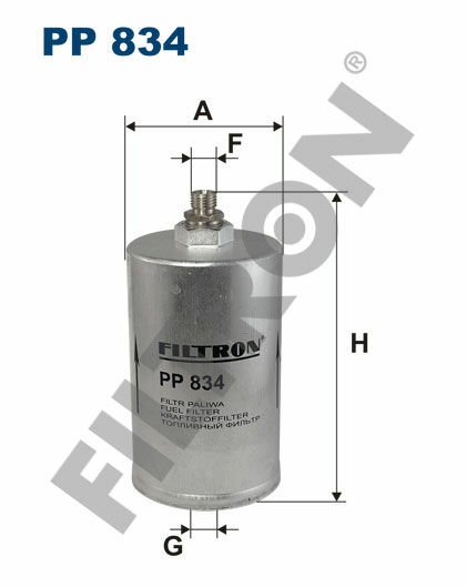 YAKIT FILTRESI MERCEDES M102 M103 M104 M119 190 W201 W123 W124 W126 R129 W463-FILTRON PP834-A0024771301