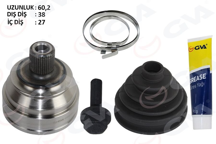 AKS KAFASI DIŞ T4 2.4 D-2.5 TDİ 91-03 AJA-ACV-AAB-AJT 2.4 D-2.5 TDİ-GVA 4475264K-701498099B-701498340BX