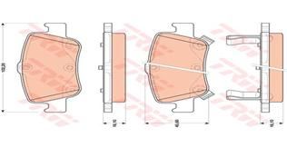 ARKA BALATA AURIS-COROLLA 1.4D4D 1.4 VVTI-1.6 VVTI-1.8 2.0D-4D-2.2D 07 12 1.3 1.6 13-TRW GDB3480-0446602180-0446602170-WVA24664