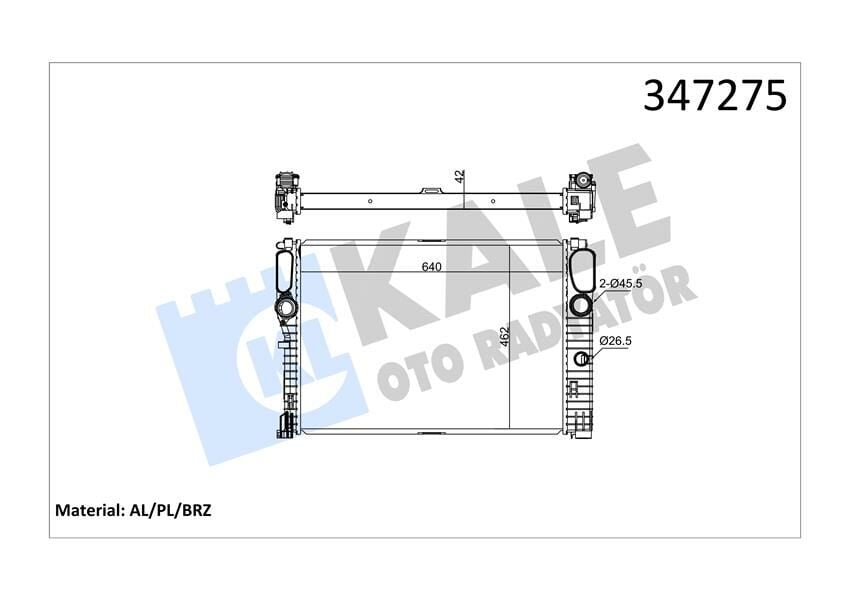 MOTOR SU RADYATORU MERCEDES C219 W211 S211-KALE 347275-A2115003202