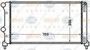 RADYATÖR DOBLO 1.9 JTD-1.3MTJ MEK AC KLİMASIZ 730x305.4x38 -46807378-MAHLE CR1448000S-55174187-51779233-51861635