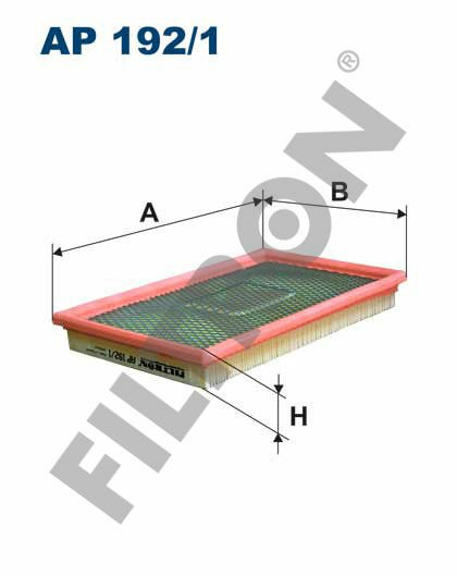HAVA FİLTRESİ MİNİ COOPER S 02-06 276x168x34-FILTRON AP192.1-13721491749