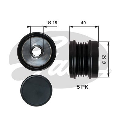 ALTERNATOR KASNAGI MERCEDES W176 W246 C117 X156-GATES OAP7209-A2701550315