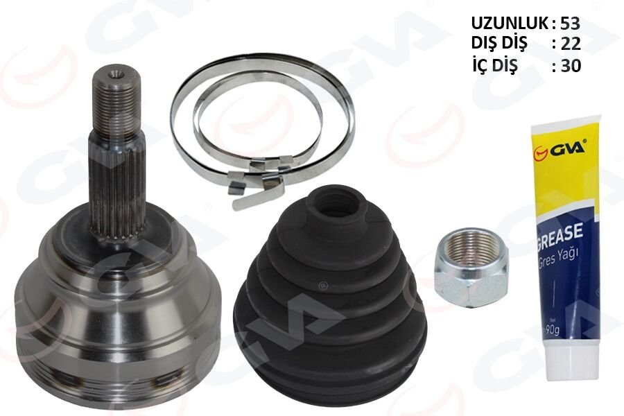 AKS KAFASI DIŞ POLO-CORDOBA 1.4 TDİ 99-01 AMF 1.4 TDİ-GVA 4475278K-6X0498099-6X0498099X