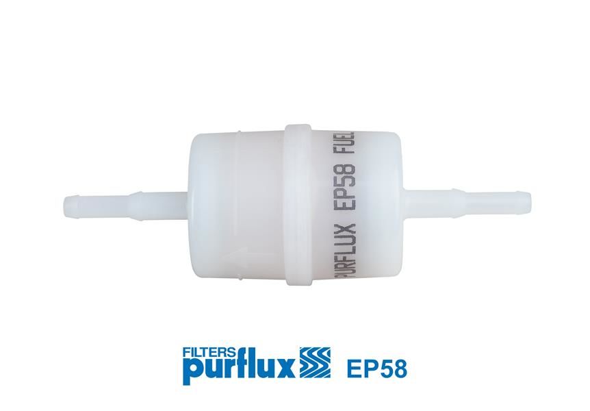 ŞEFFAF BENZİN ARA FİLTRE KÜÇÜK TİP ÜNİVERSAL-PURFLUX EP58-7700544588-82425649-251201511D