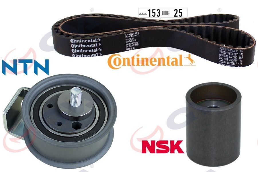 TRİGER SETİ 153x25 PASSAT 96-00 -A4 95-00 -A6 95-05 1.8-1.8T AJL-AEB-AFY K015492XS KÜTÜKSÜZ-GVA 59T7527-058198119-058198479