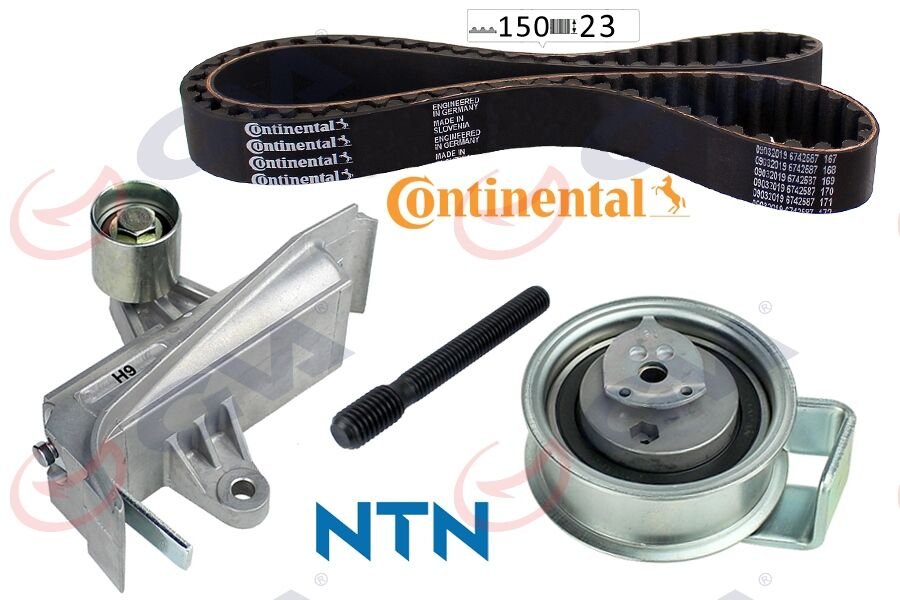 TRİGER SETİ 150x23 PASSAT1.8T 01-05 2.0 01-05 -A4-A6 1.8T BFB-AWM-AWT-ALT K045491XS KÜTÜKLÜ-GVA 59T7528-06B109119B-06B109243B-06B109477A