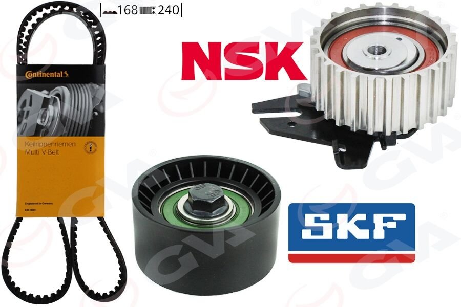 EKSANTRİK GERGİ KİTİ PUNTO-STILO 1.8 16V 98 ALFA ROMEO 145-146-156-SPIDER 1.8-2.0 16V K035429XS-GVA 59T2845-71736727