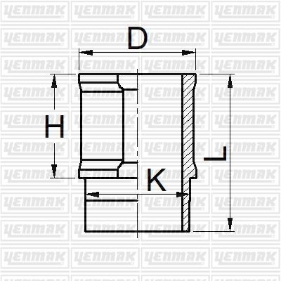 MOTOR GÖMLEĞİ R21-MNGR-CNCRD 88.00 ÇAP STD-YENMAK 51-05909-000