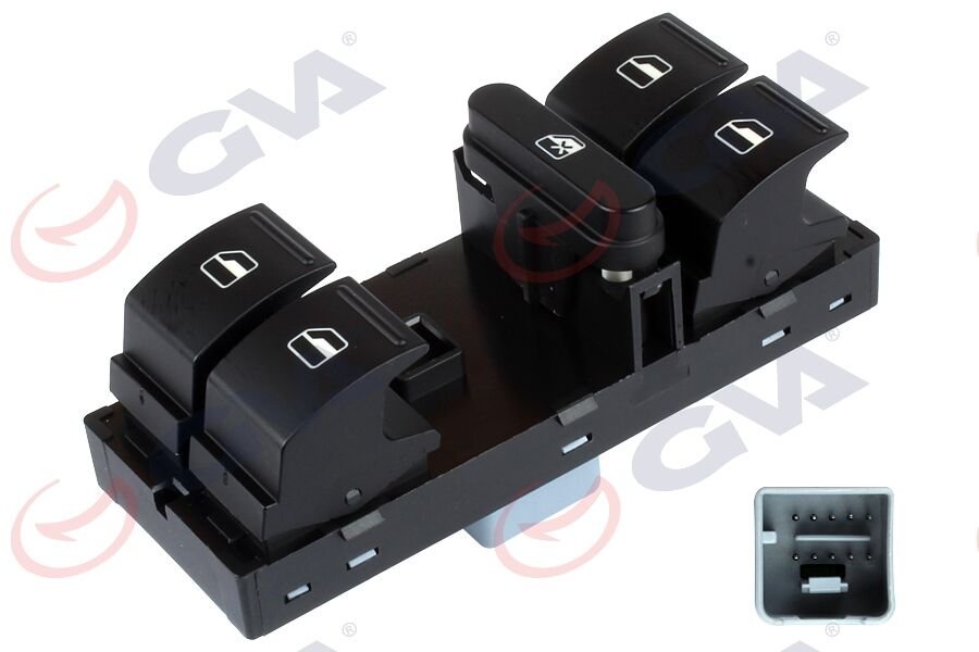 CAM AÇMA ANAHTARI ÖN SOL VWAG TÜM MODELLER 04-12 DÖRTLÜ-GVA 8075050-1K4959857B